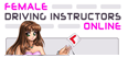 Female Driving Instructors Logo